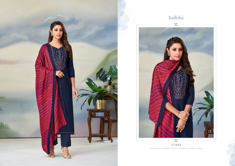 Radhika Fashion Gulnaz Pashmina With Heavy Beautiful Work Stylish Designer Casual Look Salwar Kameez