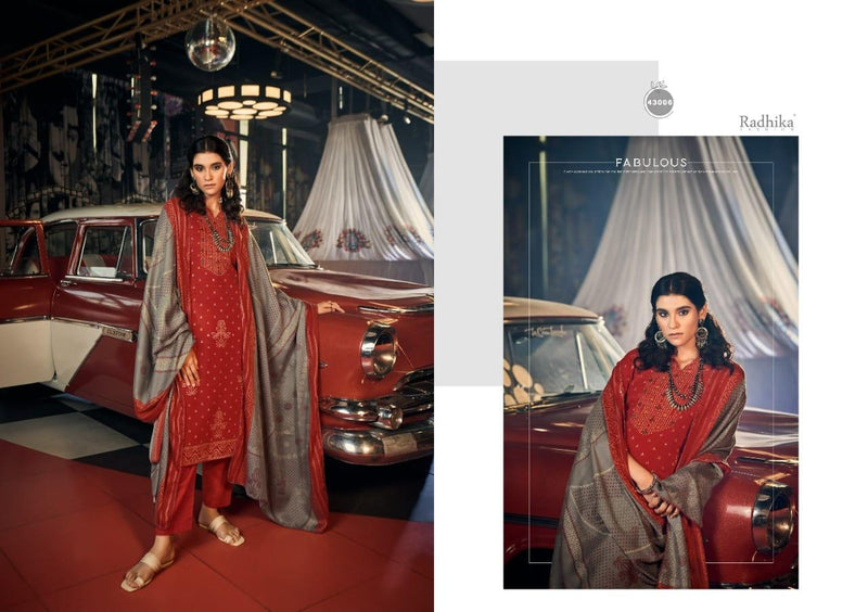 Radhika Fashion Sumyra Pashmina With Beautiful Work Stylish Designer Festive Wear Salwar Kameez