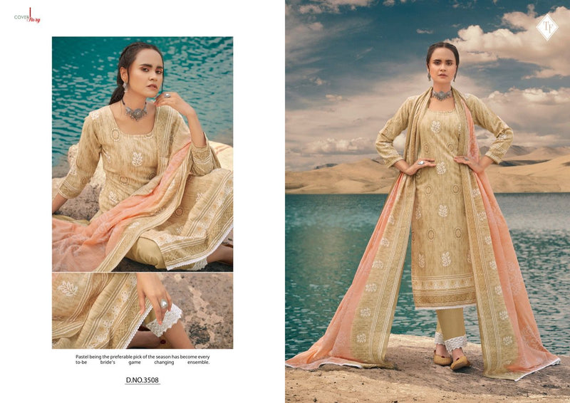 Tanishk Israt Pure Cotton With Heavy Beautiful Work Stylish Designer Festive Work Stylish Designer Salwar Kameez