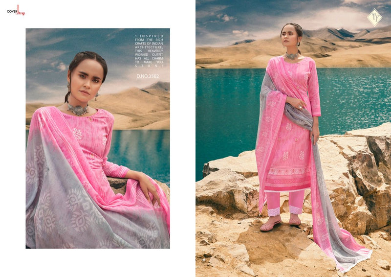 Tanishk Israt Pure Cotton With Heavy Beautiful Work Stylish Designer Festive Work Stylish Designer Salwar Kameez