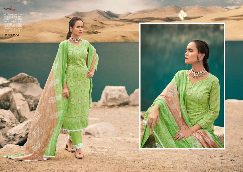 Tanishk Israt Pure Cotton With Heavy Beautiful Work Stylish Designer Festive Work Stylish Designer Salwar Kameez