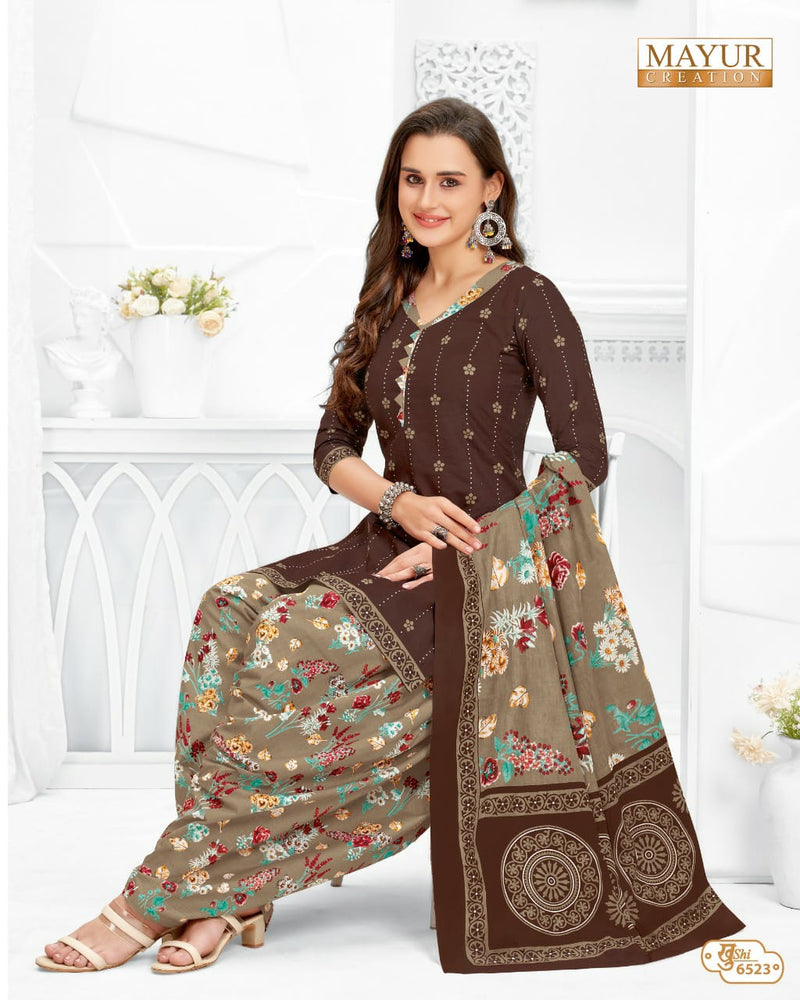 Mayur Creation Khushi Vol 65 Pure Cotton With Beautiful Work Stylish Designer Casual Look Salwar Suit