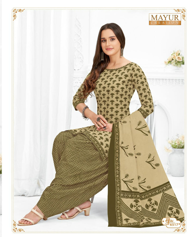 Mayur Creation Khushi Vol 65 Pure Cotton With Beautiful Work Stylish Designer Casual Look Salwar Suit