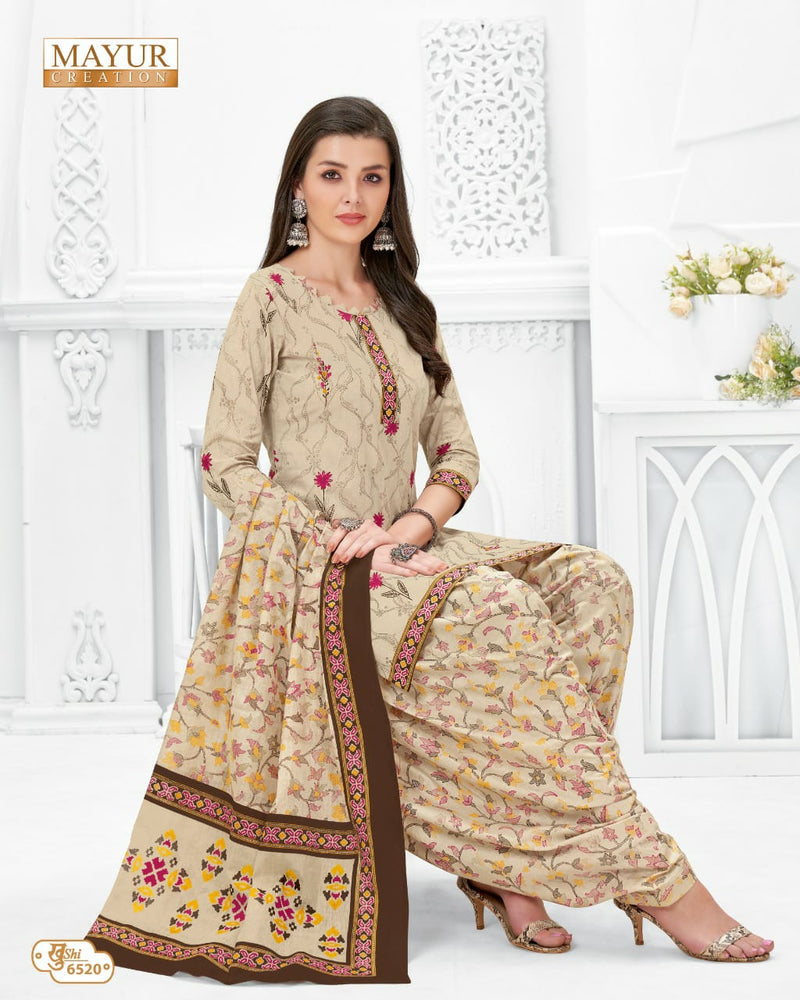 Mayur Creation Khushi Vol 65 Pure Cotton With Beautiful Work Stylish Designer Casual Look Salwar Suit