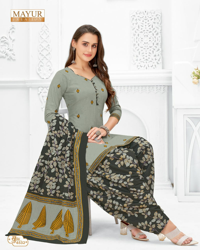Mayur Creation Khushi Vol 65 Pure Cotton With Beautiful Work Stylish Designer Casual Look Salwar Suit
