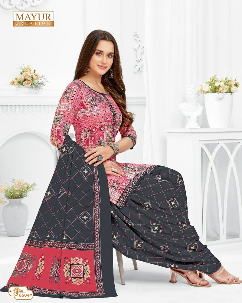Mayur Creation Khushi Vol 65 Pure Cotton With Beautiful Work Stylish Designer Casual Look Salwar Suit