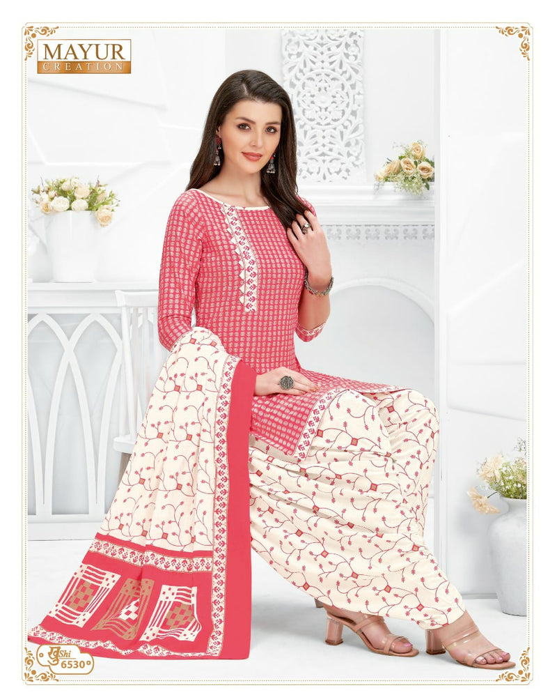 Mayur Creation Khushi Vol 65 Pure Cotton With Beautiful Work Stylish Designer Casual Look Salwar Suit