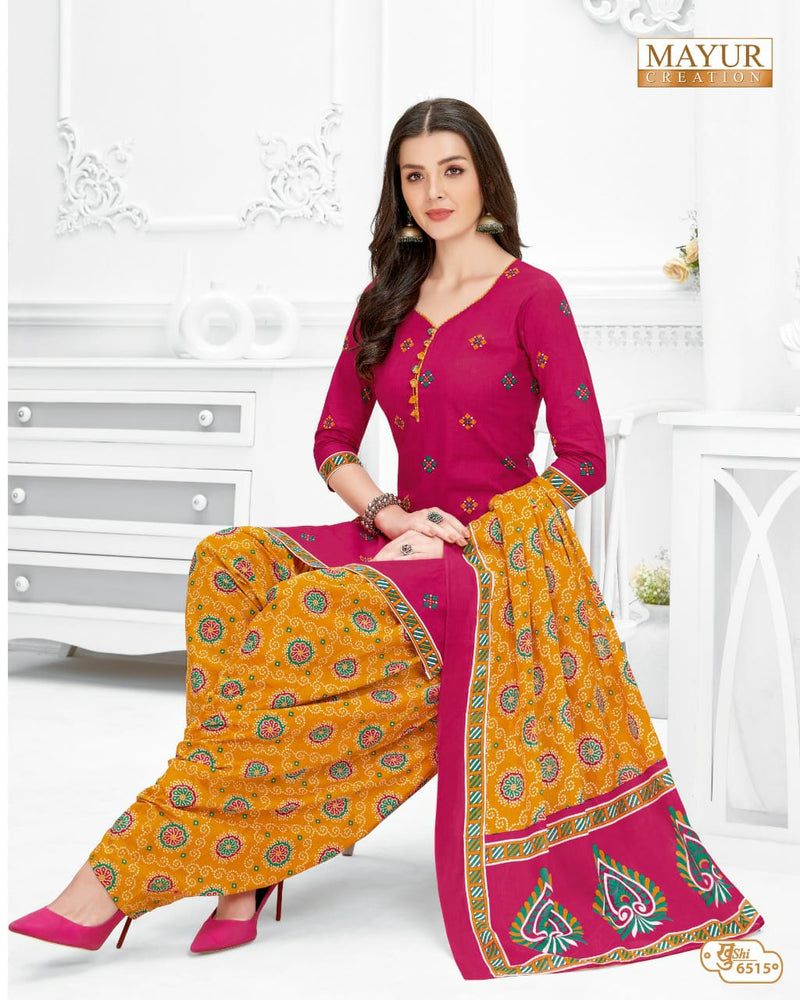 Mayur Creation Khushi Vol 65 Pure Cotton With Beautiful Work Stylish Designer Casual Look Salwar Suit
