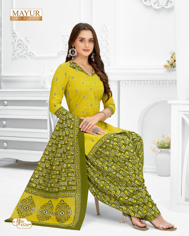Mayur Creation Khushi Vol 65 Pure Cotton With Beautiful Work Stylish Designer Casual Look Salwar Suit