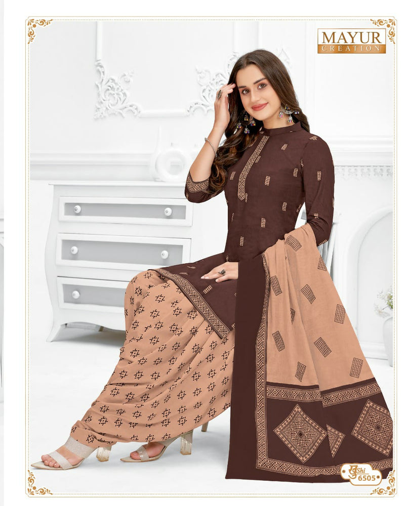 Mayur Creation Khushi Vol 65 Pure Cotton With Beautiful Work Stylish Designer Casual Look Salwar Suit