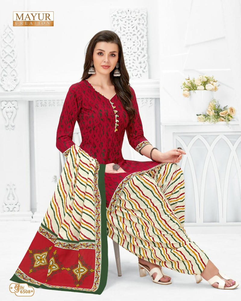 Mayur Creation Khushi Vol 65 Pure Cotton With Beautiful Work Stylish Designer Casual Look Salwar Suit