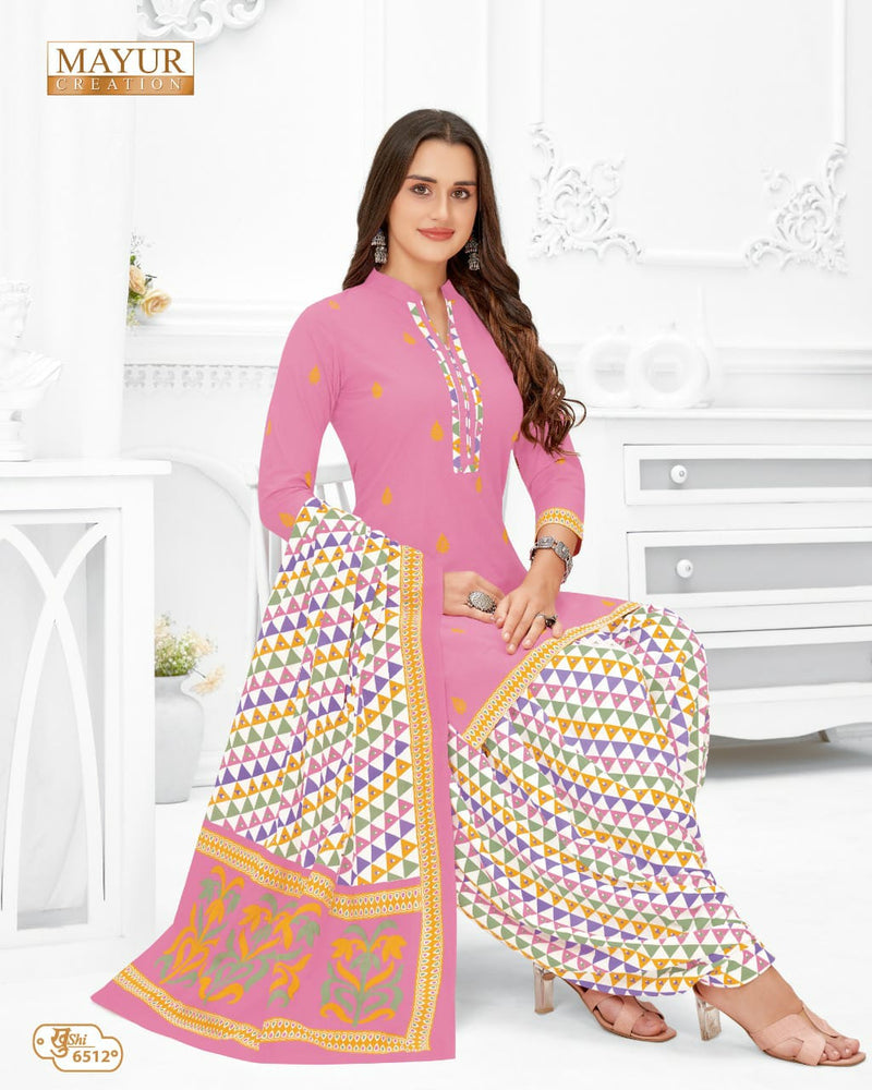 Mayur Creation Khushi Vol 65 Pure Cotton With Beautiful Work Stylish Designer Casual Look Salwar Suit