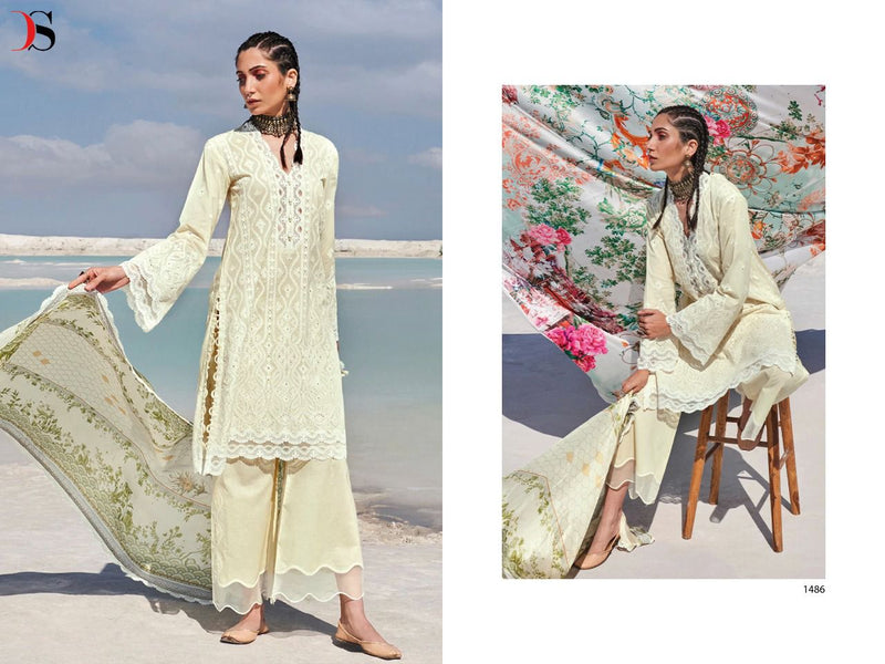 Deepsy Suit Lawankari 22 Pure Cotton With Heavy Embroidery Work Stylish Designer Festive Wear Fancy Salwar Kameez