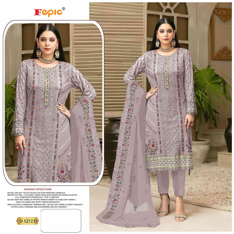 Fepic Rosemeen D 5212 Georgette With Heavy Embroidery work Stylish Designer Party Wear Salwar Kameez