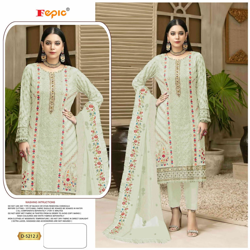 Fepic Rosemeen D 5212 Georgette With Heavy Embroidery work Stylish Designer Party Wear Salwar Kameez