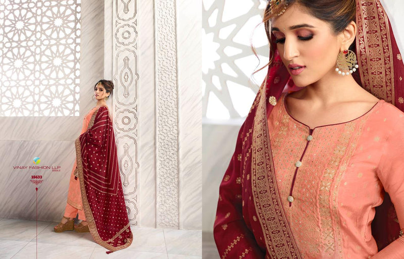 Vinay Fashion Zardosi 2 Jacquard With Beautiful Work Stylish Designer Attractive Look Salwar Kameez