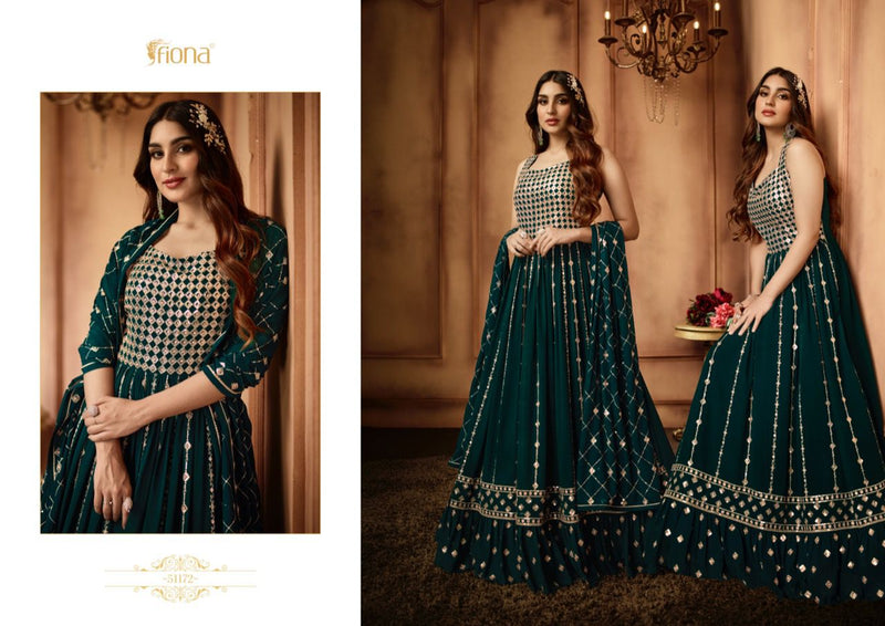 Fiona Zara Georgette With Beautiful Work Stylish Designer Party Wear Fancy Long Gown