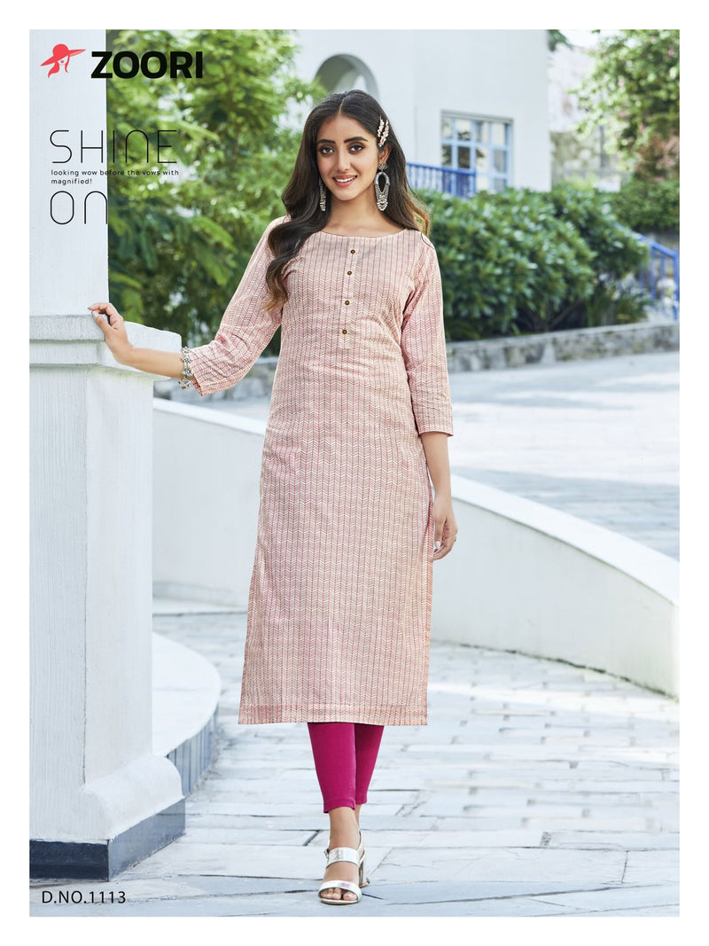 Zoori Akshara Vol 19 Rayon With Fancy Work Stylish Designer Casual look Fancy Kurti