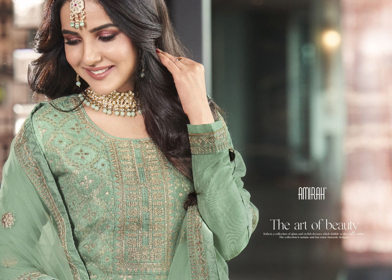 Amirah Sofia Hit List Pure Viscose With Heavy Beautiful Work Stylish Designer Fancy Salwar Kameez
