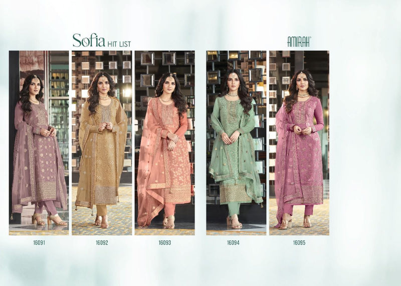 Amirah Sofia Hit List Pure Viscose With Heavy Beautiful Work Stylish Designer Fancy Salwar Kameez
