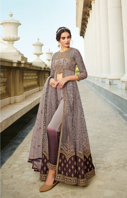 Zubeda Prisha Net With Heavy Beautiful work Stylish Designer Wedding Look Fancy Lehenga