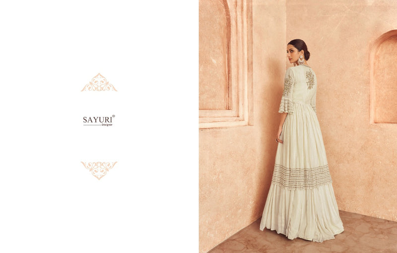 Sayuri Designs Dno 5225 To 5228 Georgette With Heavy Beautiful Work Stylish Designer Fancy Lehenga