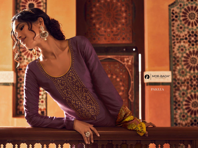 Aashirwad Creation Pakiza Jam Cotton With Heavy Beautiful Work Stylish Designer Fancy Salwar Kameez