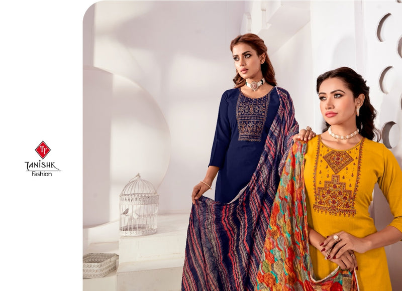 Tanishk Fashion Azeera Rayon With Beautiful Work Stylish Designer Fancy Salwar Kameez