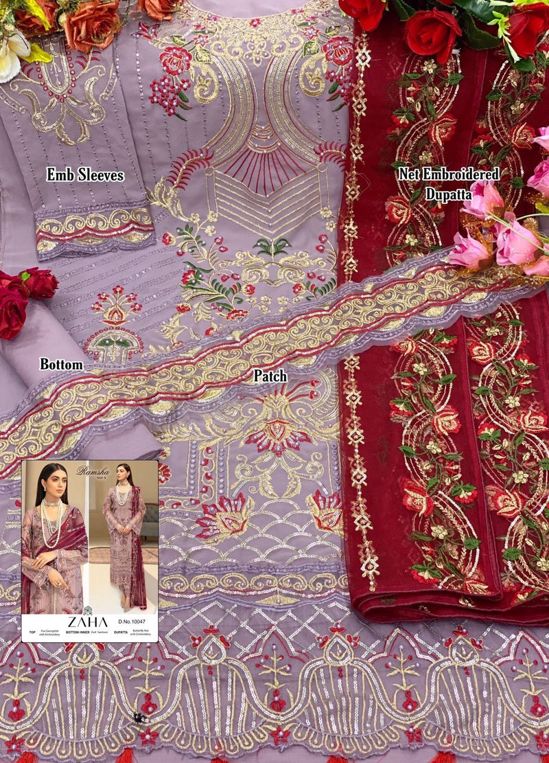 Zaha Nabia Vol 2 Georgette With Beautiful Work Stylish Designer Fancy Pakistani Salwar Kameez