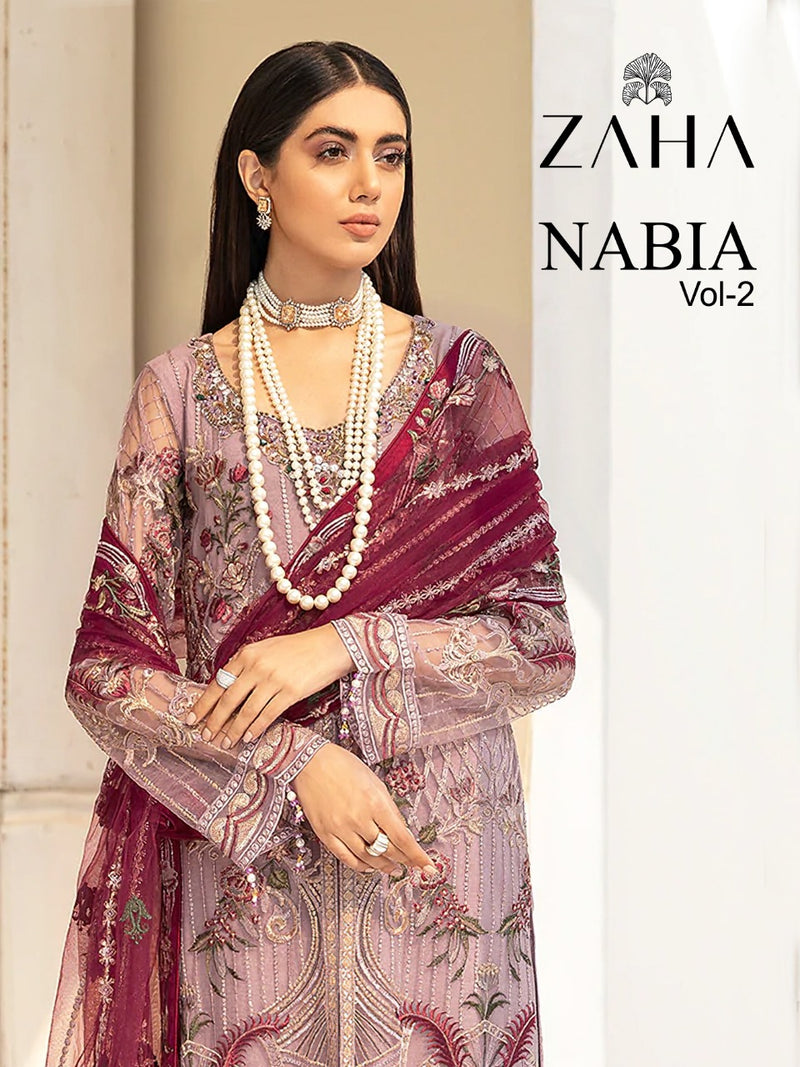 Zaha Nabia Vol 2 Georgette With Beautiful Work Stylish Designer Fancy Pakistani Salwar Kameez