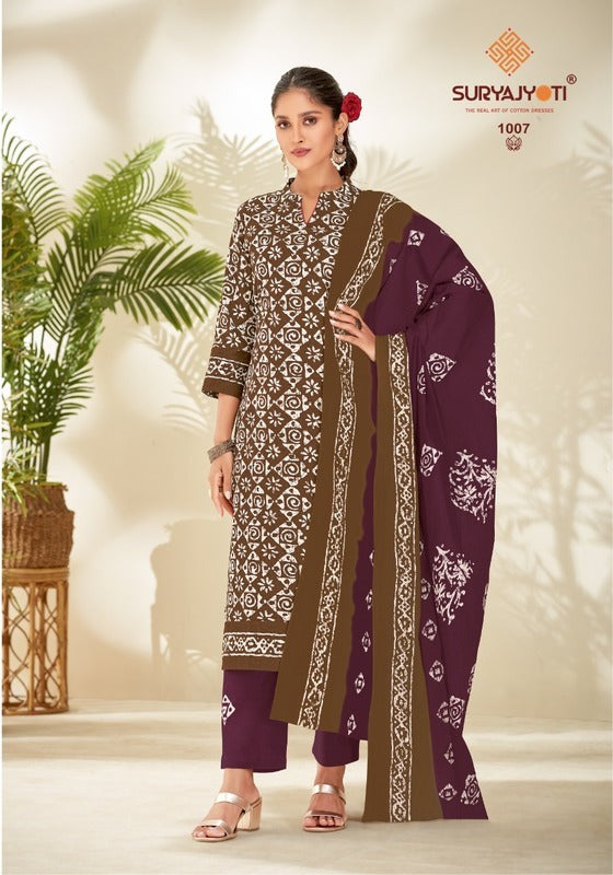 Suryajyoti Batik Vol 1 Pure Cotton With Heavy Printed Work Stylish Designer Fancy Kurti