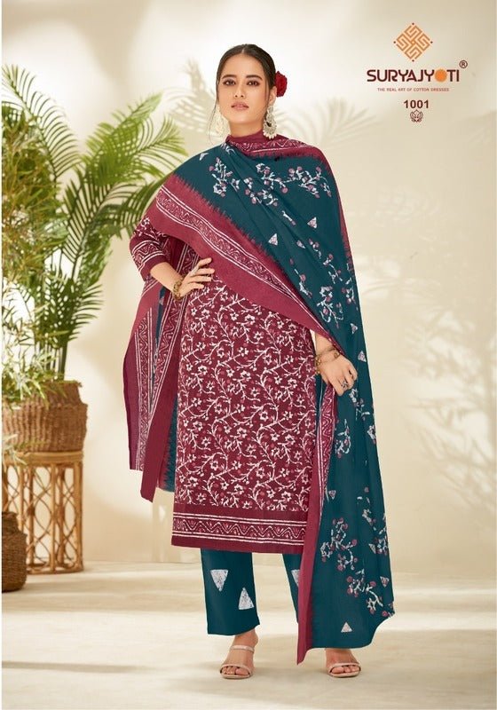 Suryajyoti Batik Vol 1 Pure Cotton With Heavy Printed Work Stylish Designer Fancy Kurti