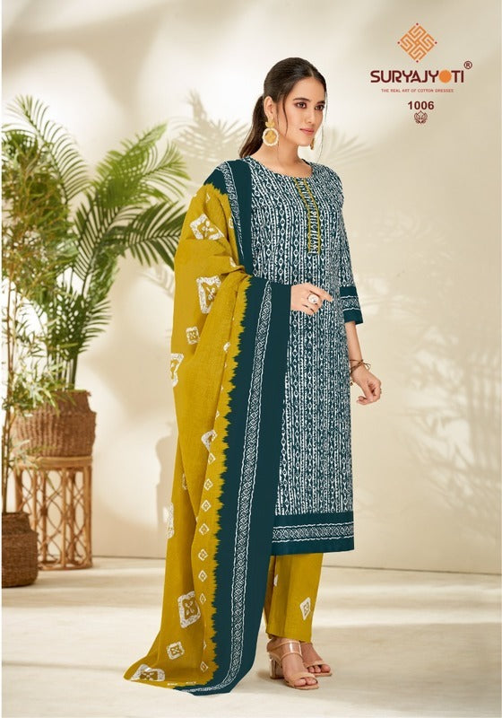 Suryajyoti Batik Vol 1 Pure Cotton With Heavy Printed Work Stylish Designer Fancy Kurti