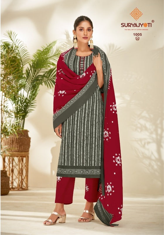 Suryajyoti Batik Vol 1 Pure Cotton With Heavy Printed Work Stylish Designer Fancy Kurti