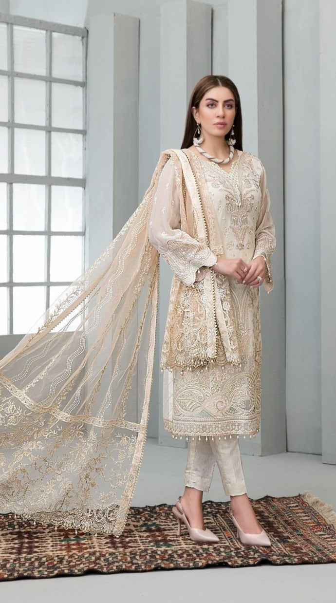 Fepic Rosemeen C 1248 Georgette With Heavy Beautiful Work Stylish Designer Party Wear Salwar Kameez