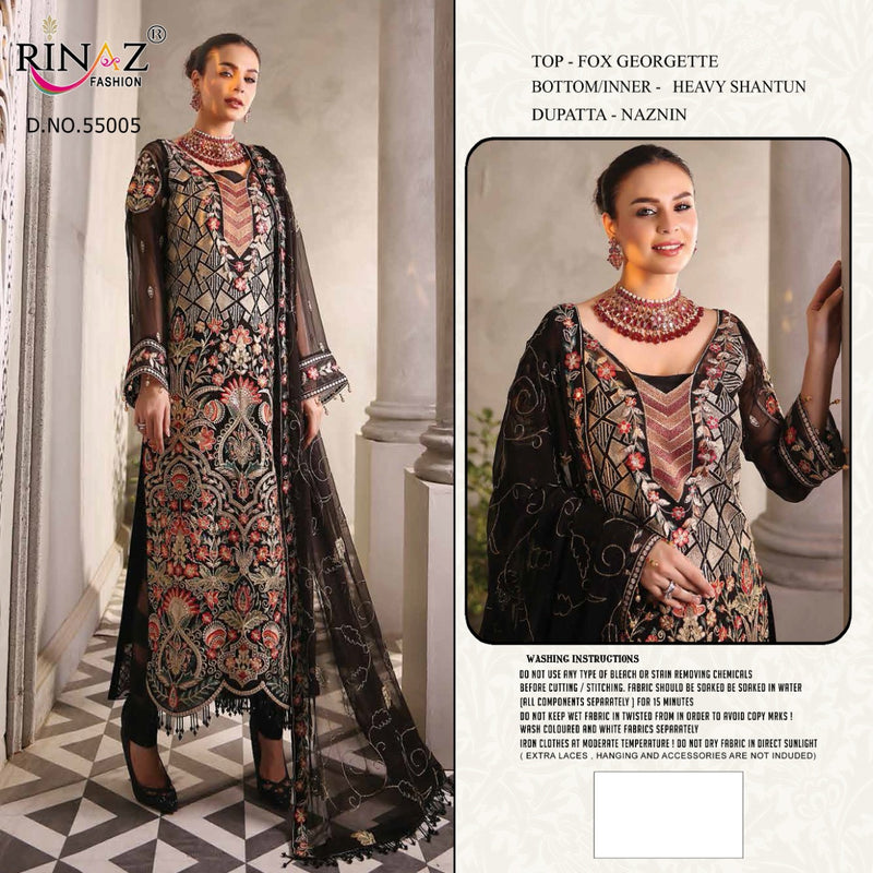 Rinaz Fashion Gold Vol 21 Georgette With Heavy Beautiful Work Stylish Designer Wedding Look Salwar Kameez