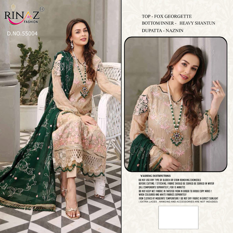 Rinaz Fashion Gold Vol 21 Georgette With Heavy Beautiful Work Stylish Designer Wedding Look Salwar Kameez