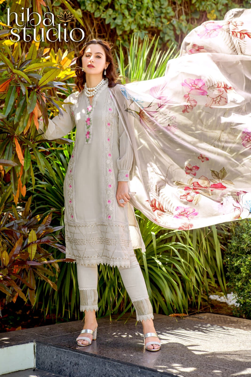 Hiba Studio Lpc 60 Georgette With Heavy Beautiful Work Stylish Designer Fancy Kurti