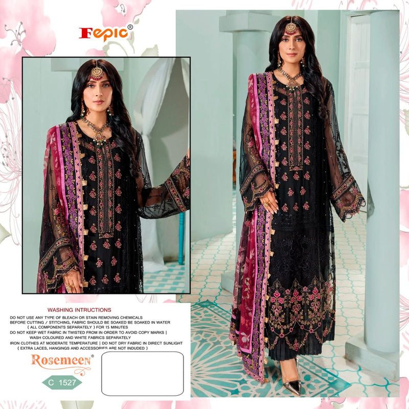 Fepic Suit C 1527 Georgette Embroidered Work Pakistani Salwar Kameez