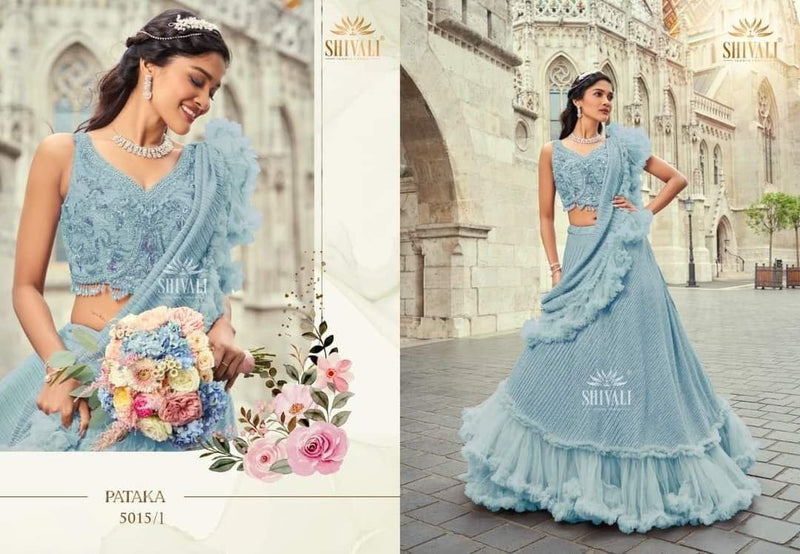 S4u Shivali Pataka 5015-1 Fancy Heavy Embroidery Partywear Lehanga Choli