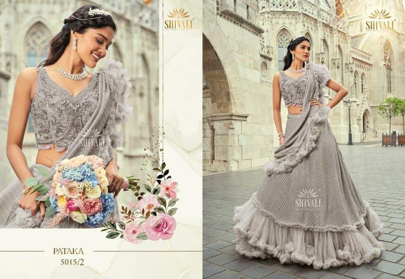 S4u Shivali Pataka 5015-2 Fancy Heavy Embroidery Partywear Lehanga Choli