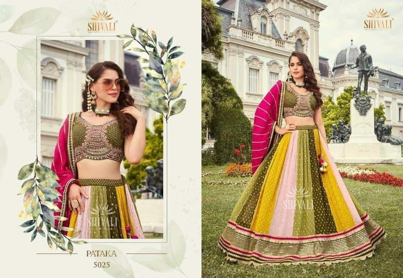 S4u Shivali Pataka 5025 Fancy Heavy Embroidery Partywear Lehanga Choli