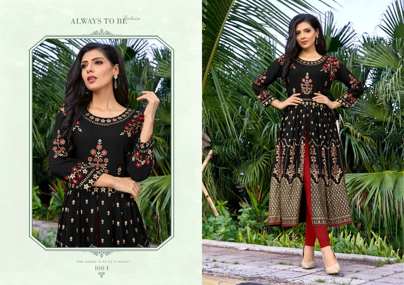 Poonam Designer Yashika Rayon Casual Wear Kurti