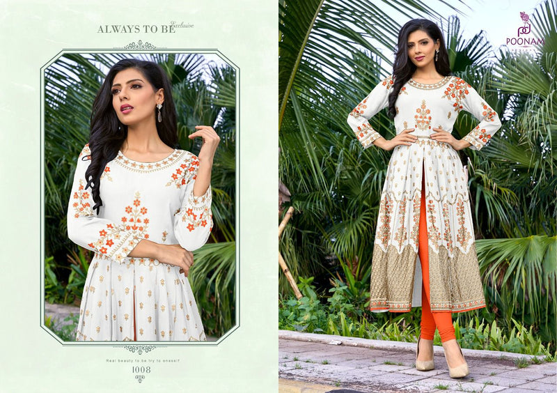 Poonam Designer Yashika Rayon Casual Wear Kurti