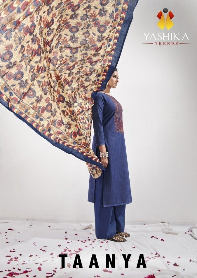 Yashika Trends Taanya Heavy Cambric Printed Party Wear Salwar Kameez With Embroidery
