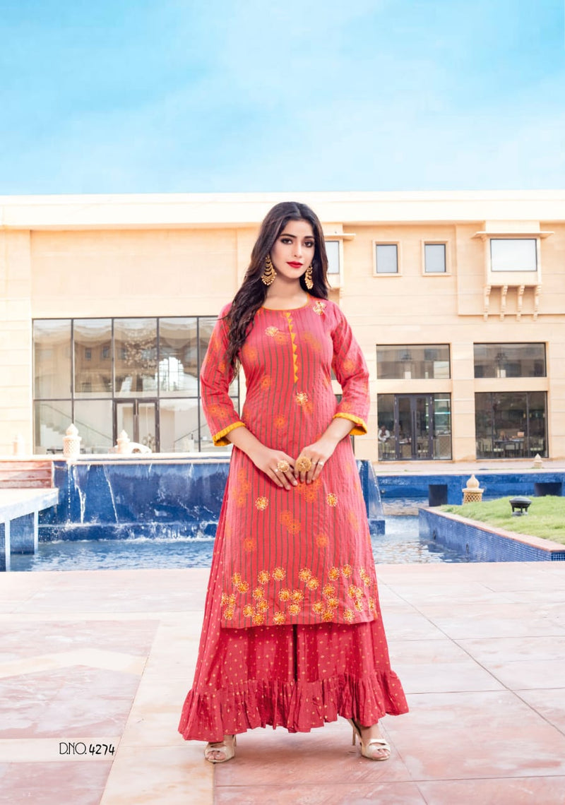 Yami Fashion Patola Viscose Chanderi With Exclusive Hand Work