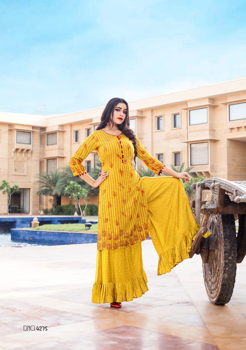 Yami Fashion Patola Viscose Chanderi With Exclusive Hand Work