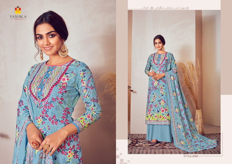 Yashika Trends Zulffat Vol 2 Pure Lawn Fancy Designer Salwar Suit