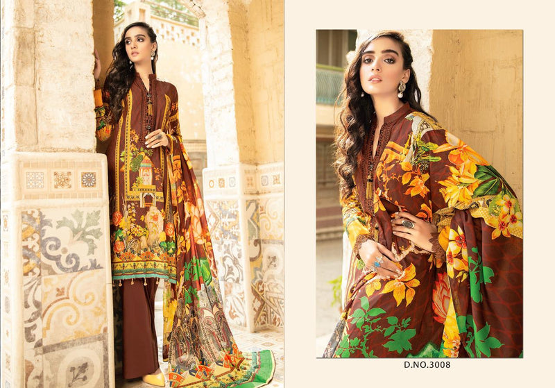 Yashika Trendz Presents By Mahnoor Vol 3 Pure Lawn Print Digital Printed Casual Wear Salwar Suit