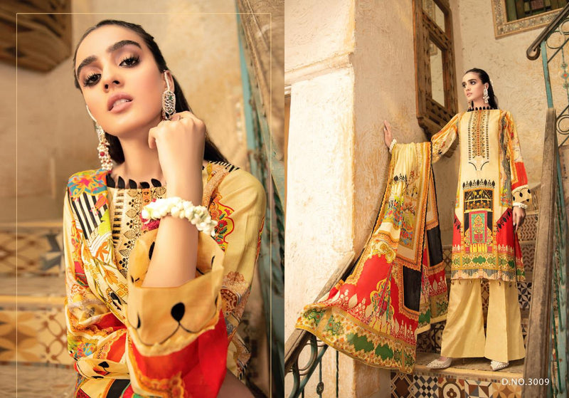Yashika Trendz Presents By Mahnoor Vol 3 Pure Lawn Print Digital Printed Casual Wear Salwar Suit
